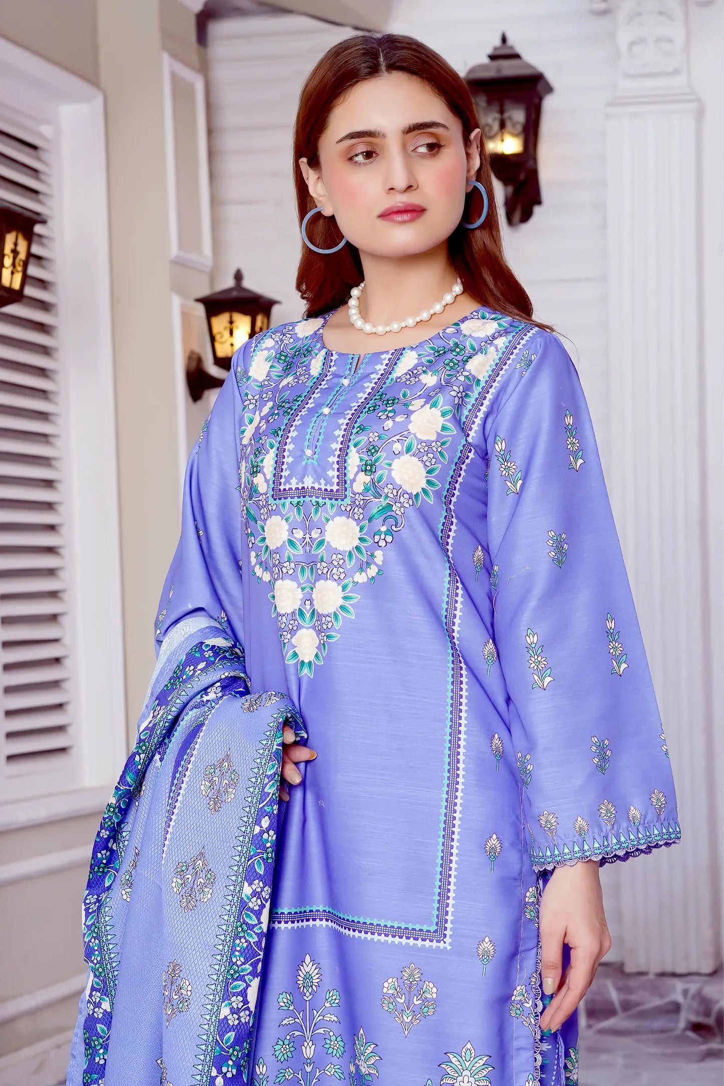 Dhanak 3Piece Stitched Suit
