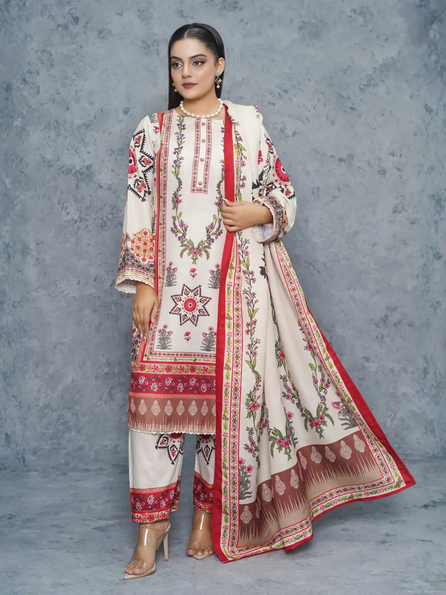 Charizma 3Piece Stitched Suit