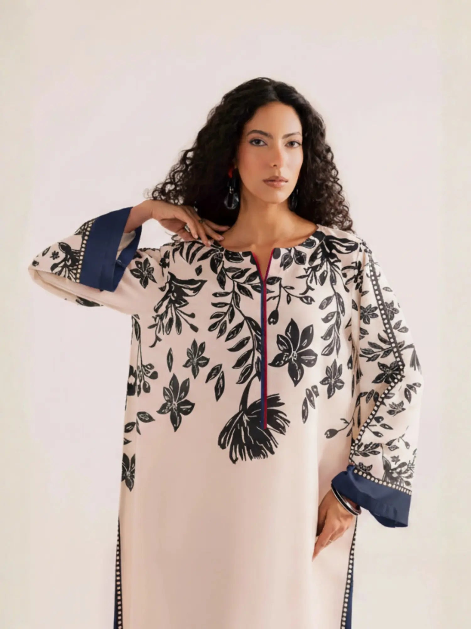 Zarposh Blue Kaftan