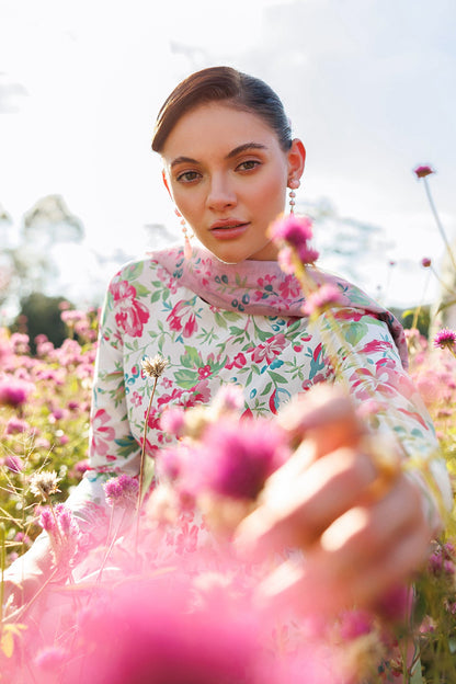 Blushing Stitched Frok