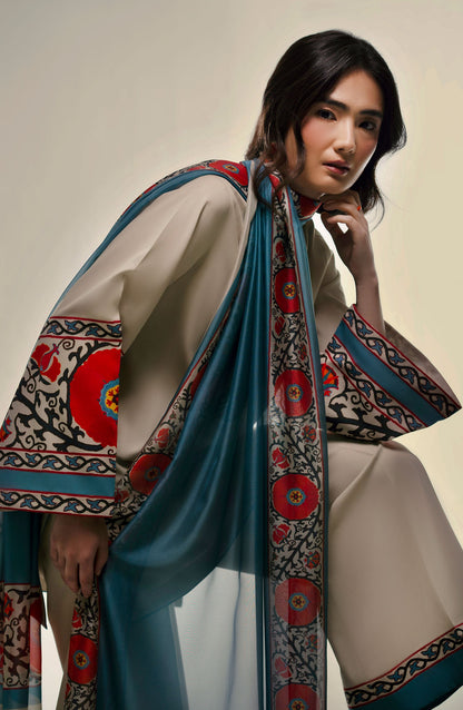 Medallion 3Pc Stitched Dress