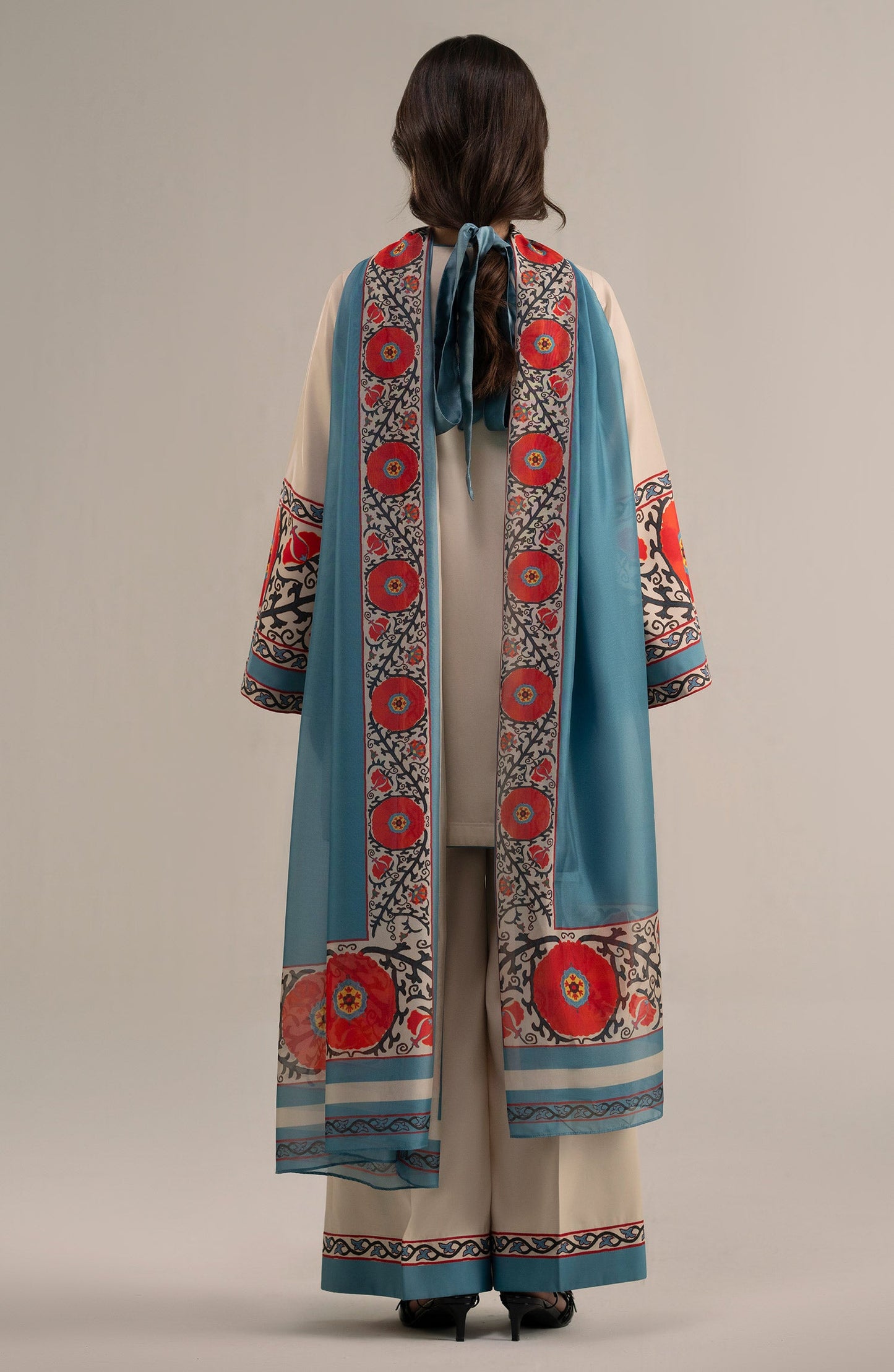 Medallion 3Pc Stitched Dress