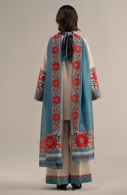 Medallion 3Pc Stitched Dress