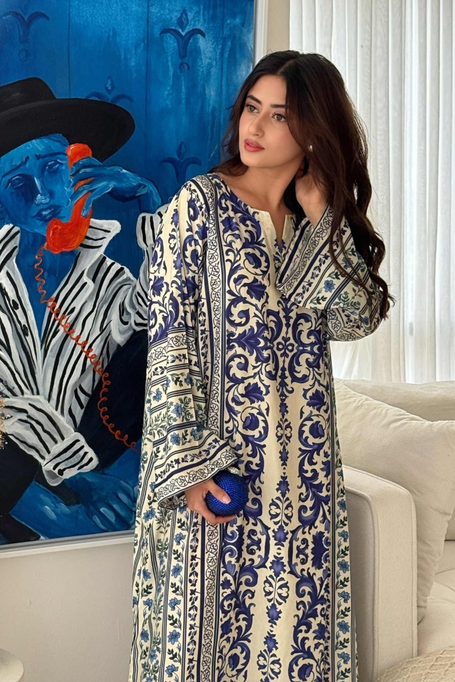 Indigo Summer Kaftan