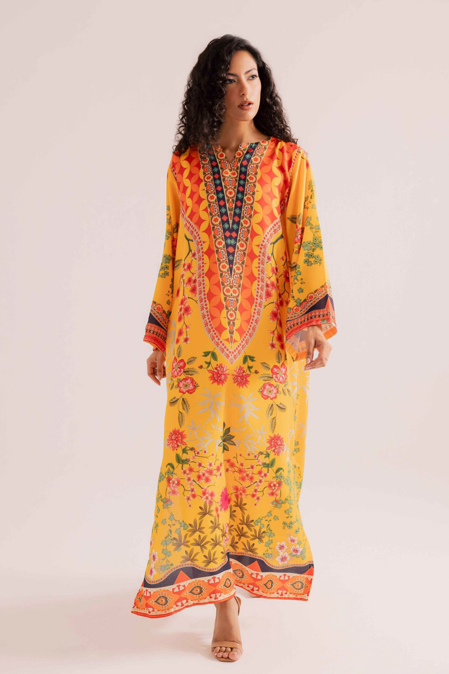 Ochre Summer Kaftan
