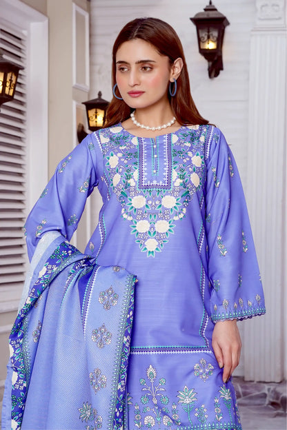 Dhanak 3Piece Stitched Suit