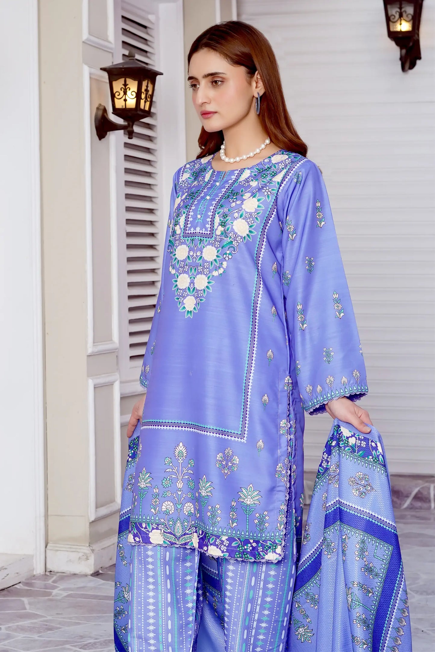 Dhanak 3Piece Stitched Suit