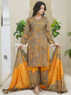 Bin Seed 3Pc Stitched Suit
