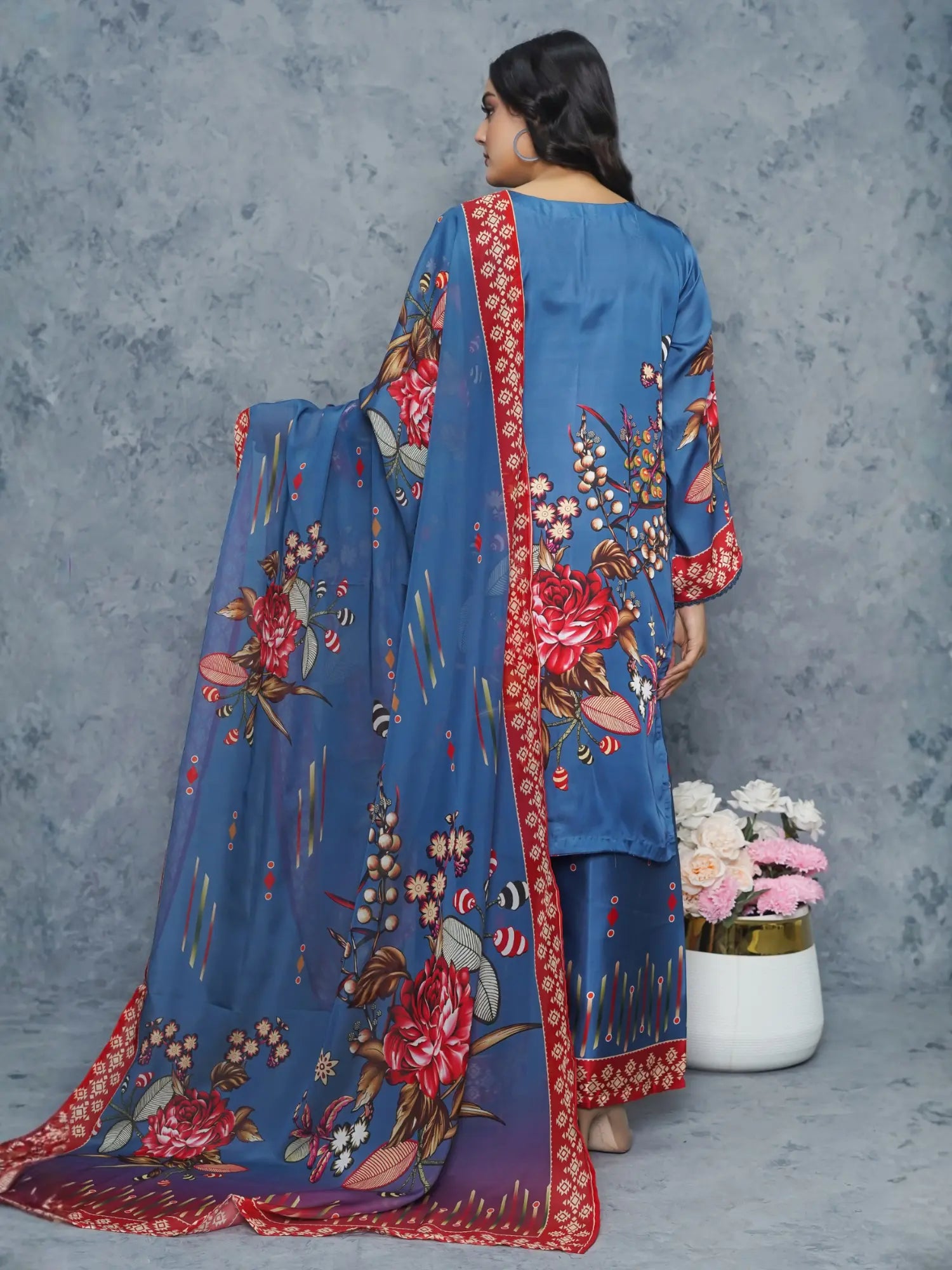 Izel 3Piece Stitched Suit