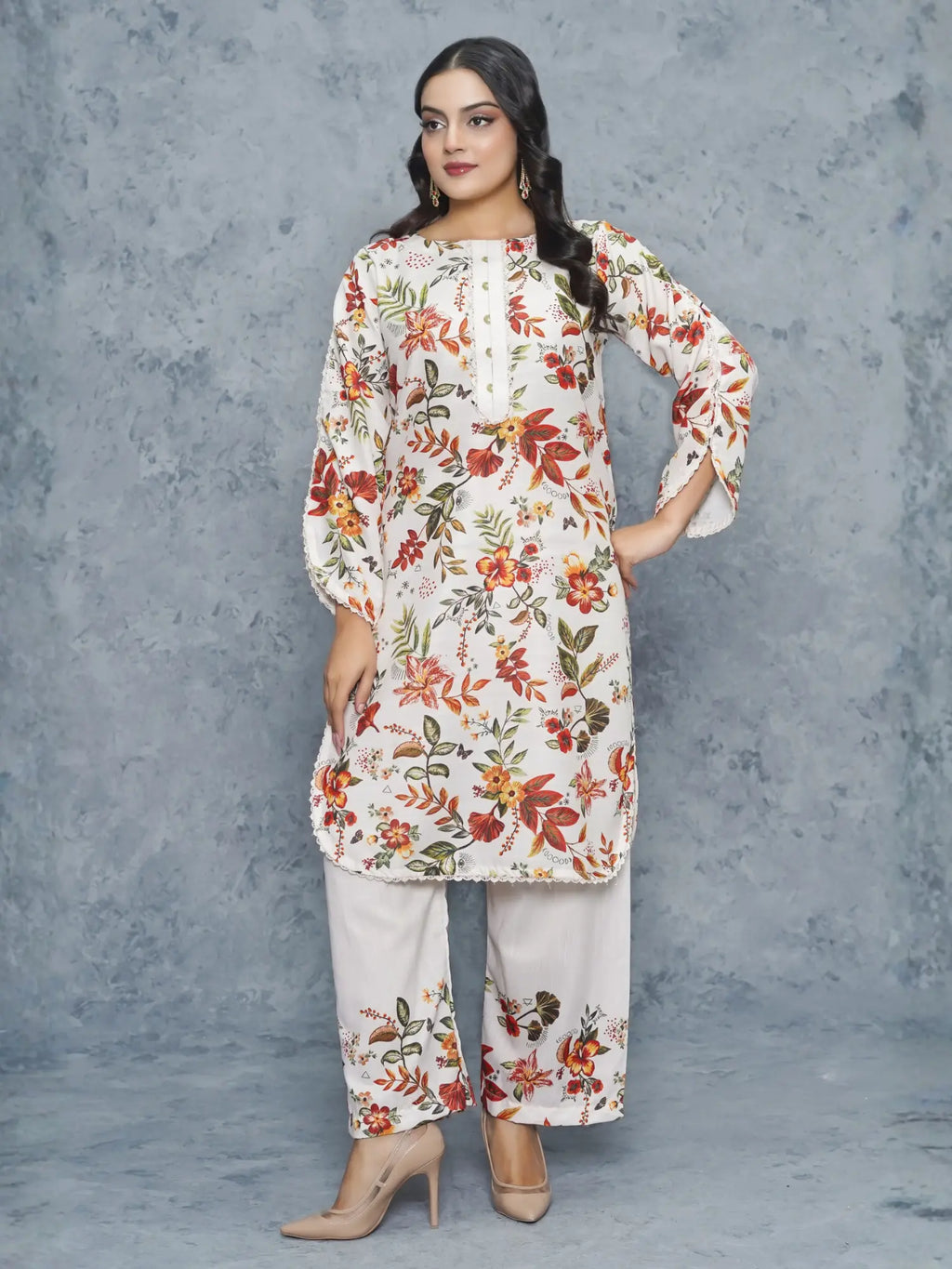 Aleez 2Piece Stitched Suit