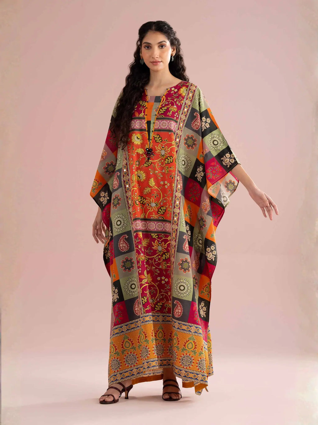 Ajrak Summer Kaftan