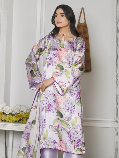 Lulusar 3Piece Stitched Suit
