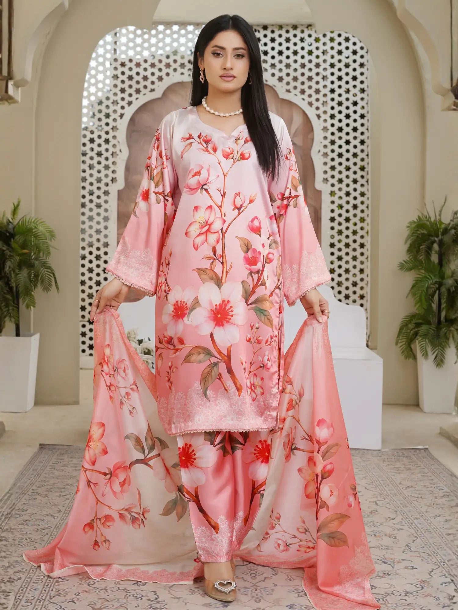 Karma 3Pc Stitched  Suit