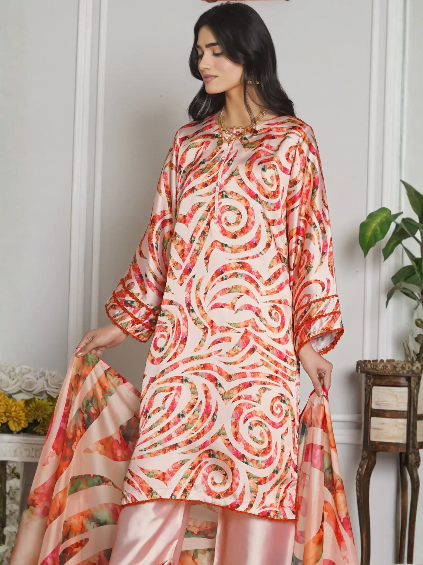 Naqshi 3Piece Stitched Dress