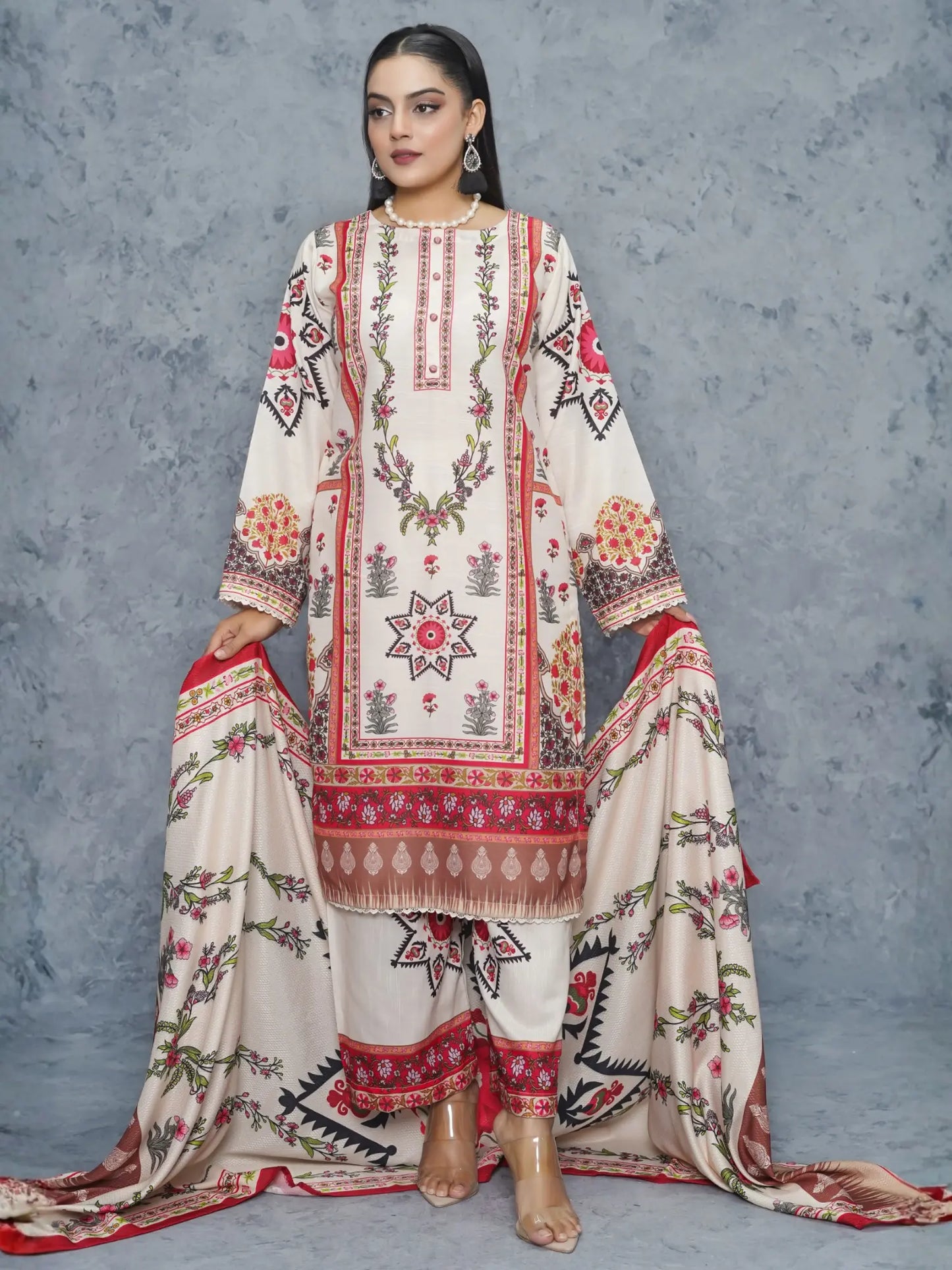 Charizma 3Piece Stitched Suit