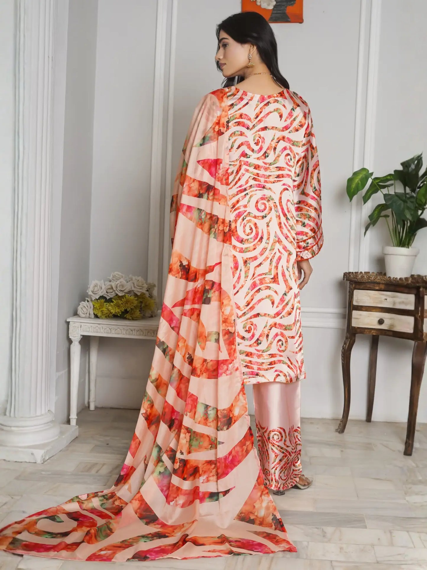 Naqshi 3Piece Stitched Dress