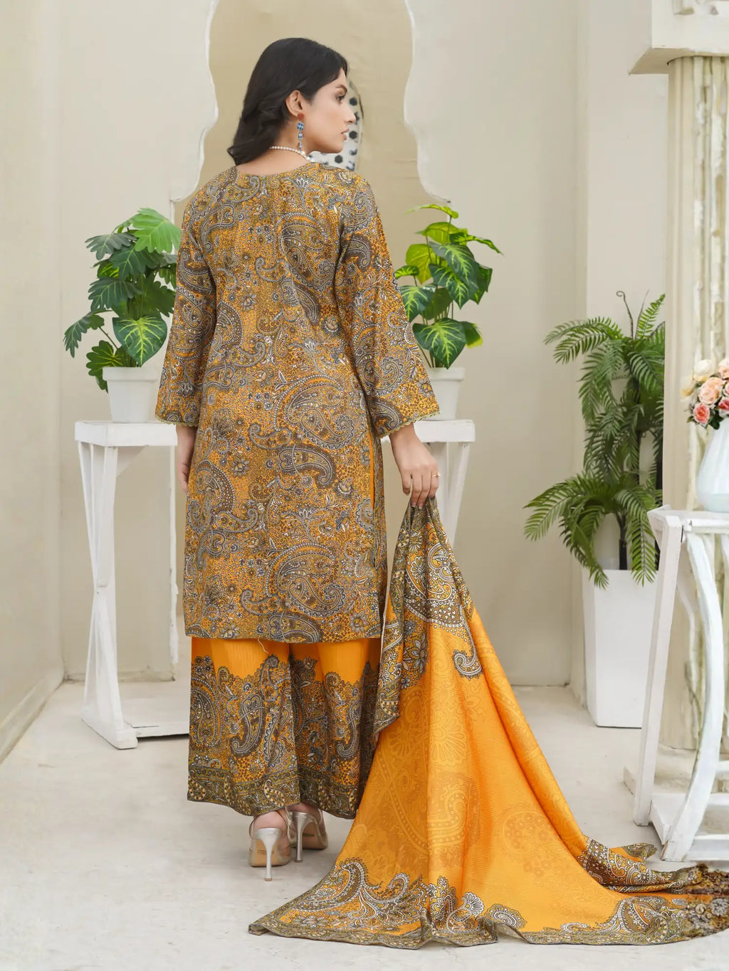 Bin Seed 3Pc Stitched Suit