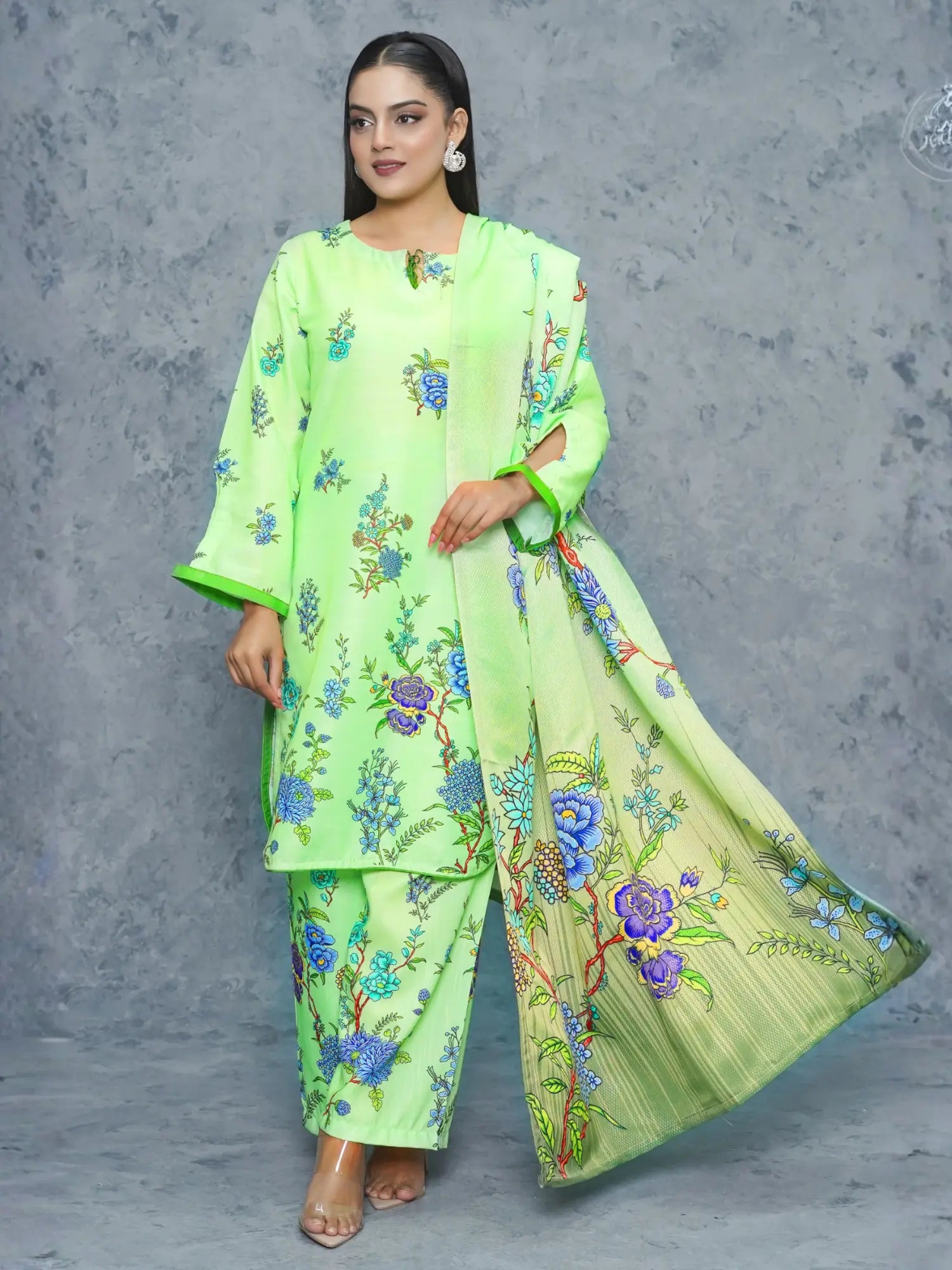 Janan 3Piece Stitched Suit