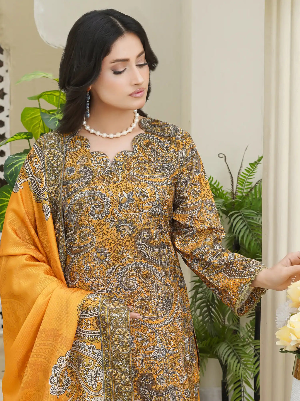 Bin Seed 3Pc Stitched Suit
