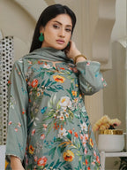 Ramsha 3pc Stitched Dress