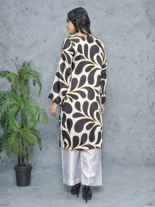 Afrozah 2Piece Silk Dress