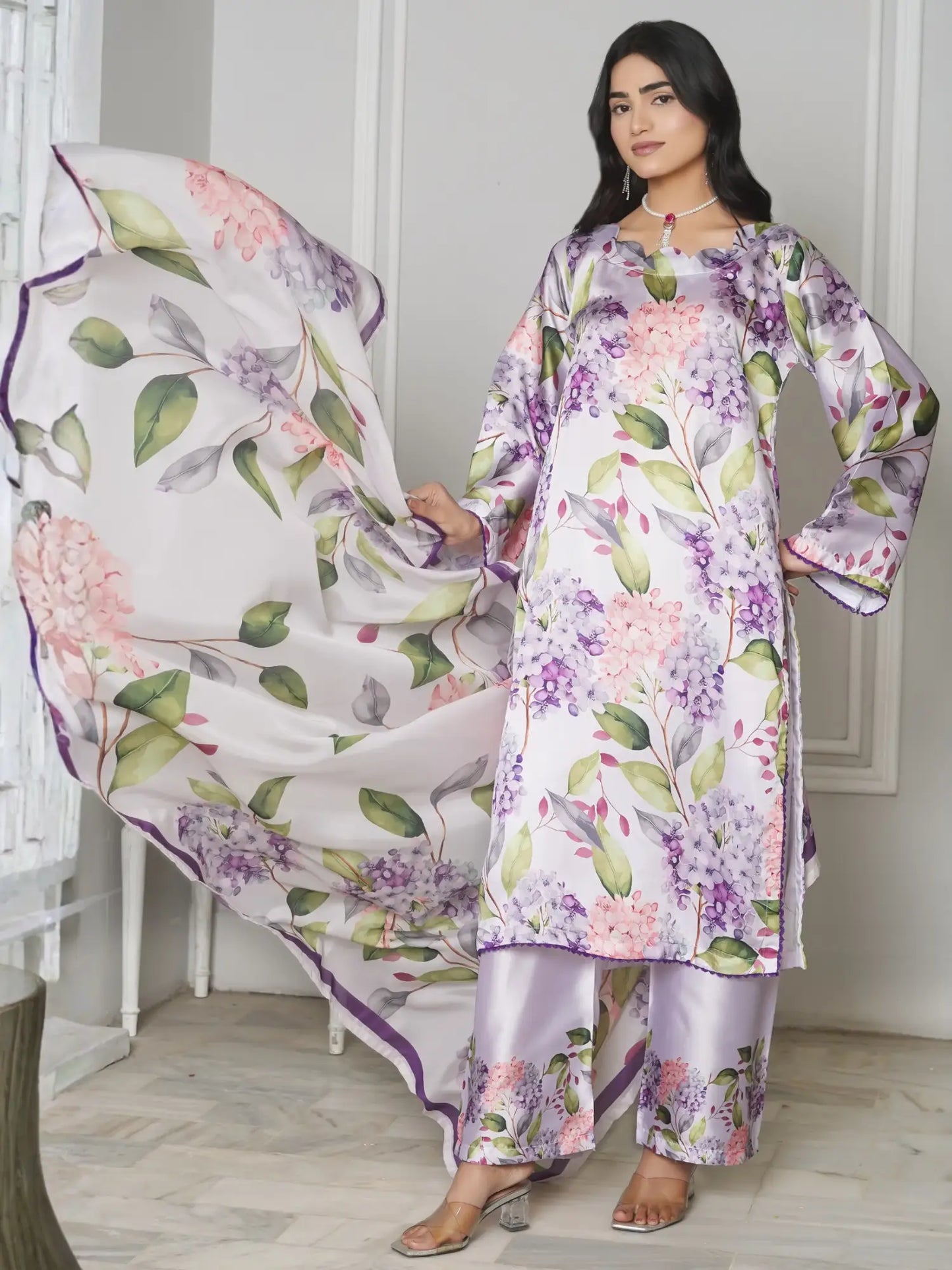 Lulusar 3Piece Stitched Suit