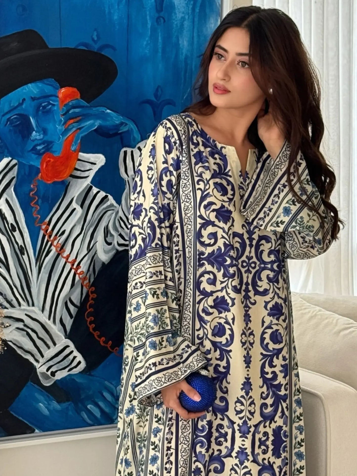 Indigo Summer Kaftan