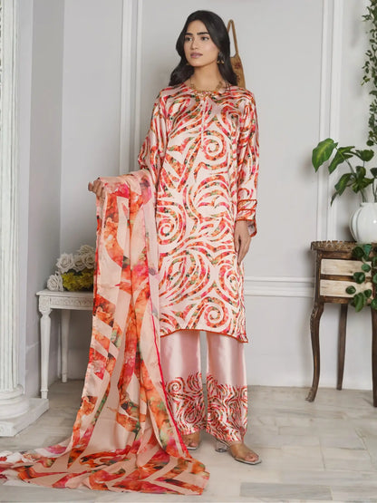 Naqshi 3Piece Stitched Dress