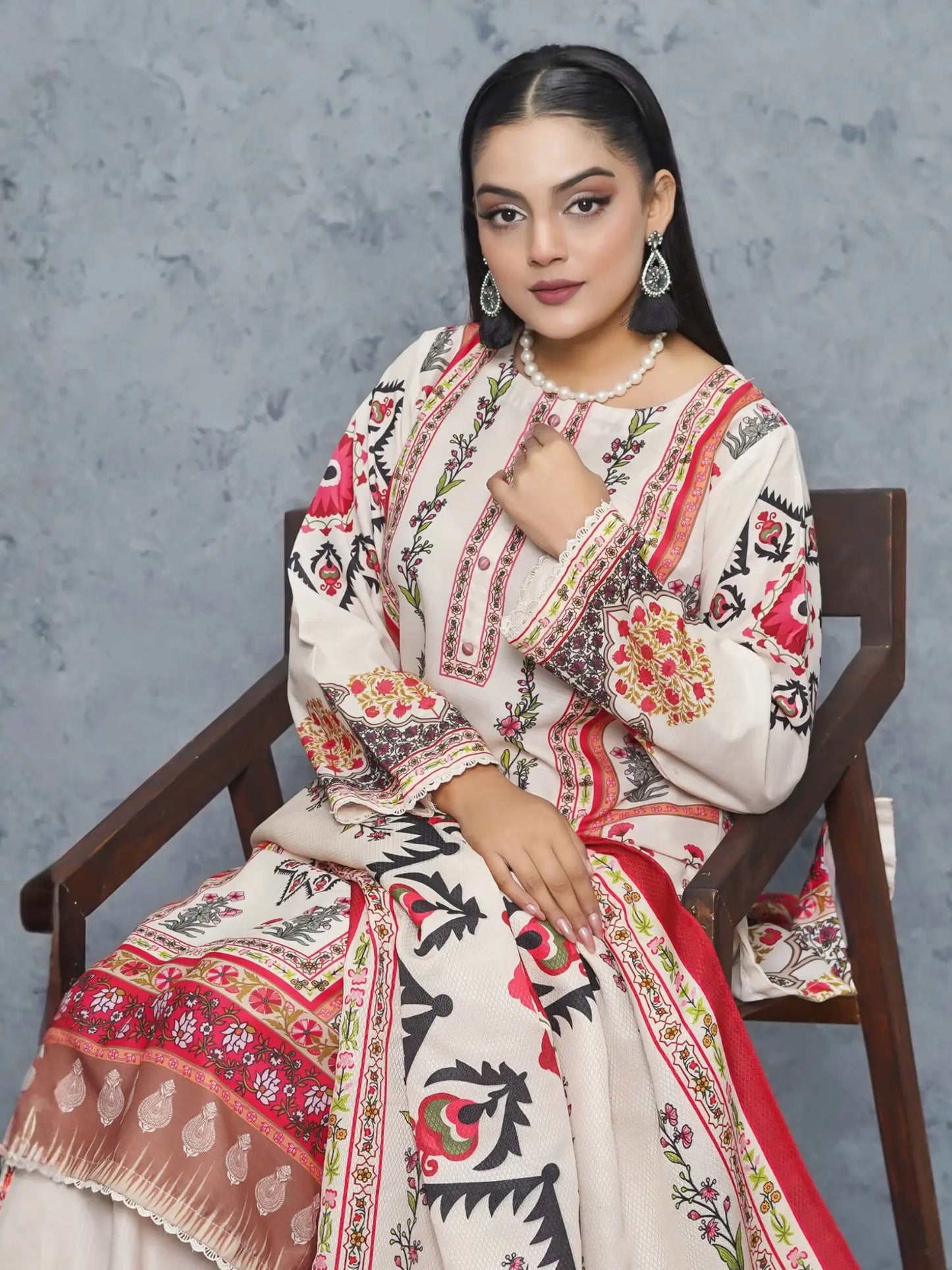 Charizma 3Piece Stitched Suit