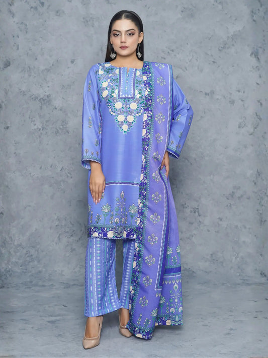 Dhanak 3Piece Stitched Suit