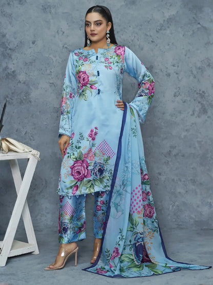 Ethnc 3Piece Stitched Suit