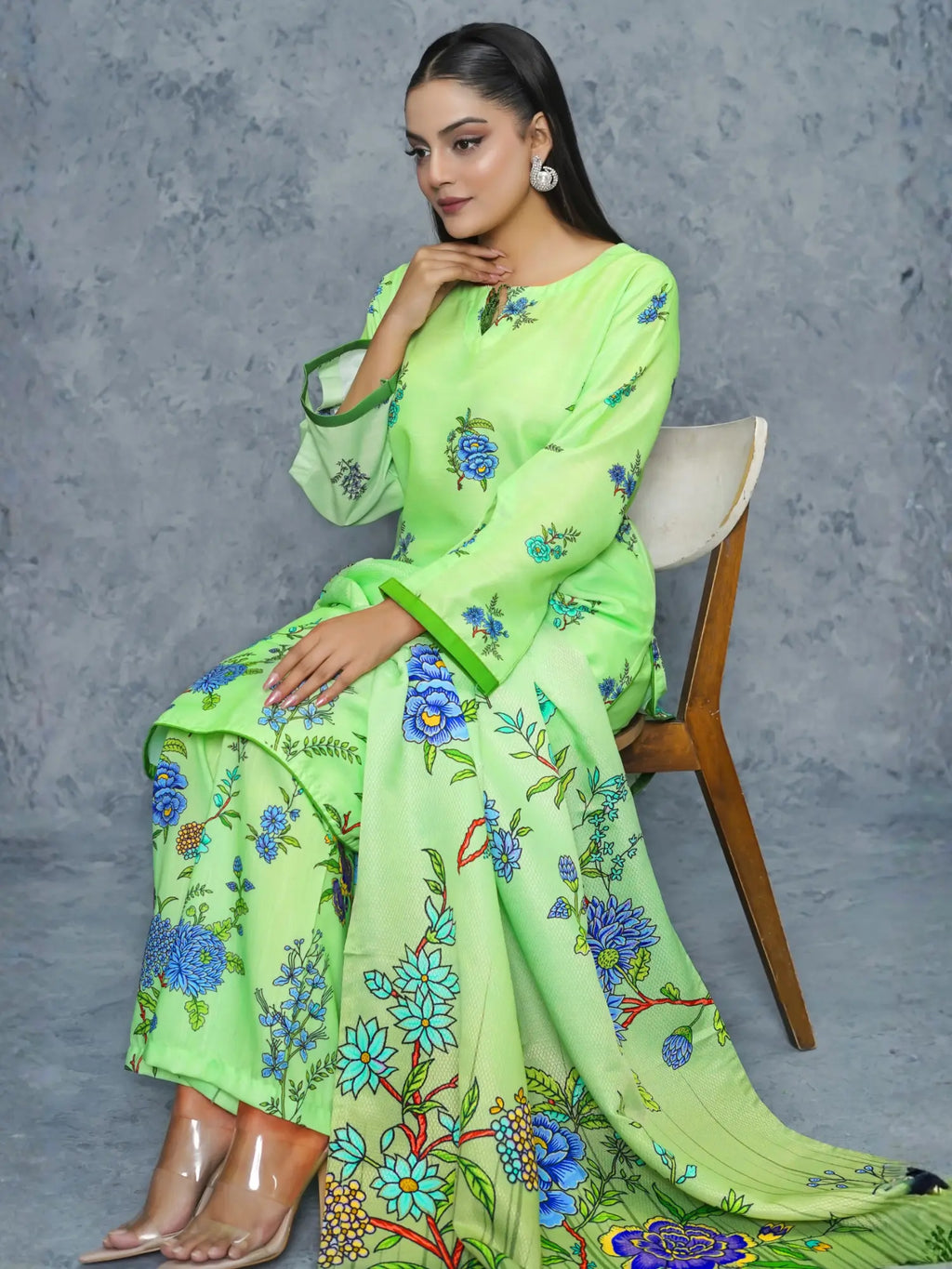 Janan 3Piece Stitched Suit