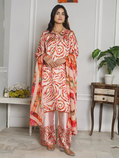 Naqshi 3Piece Stitched Dress