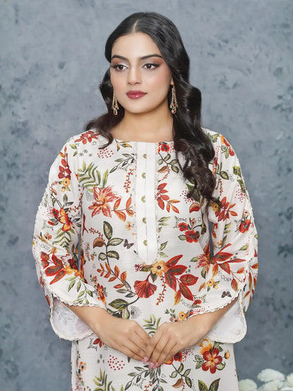 Aleez 2Piece Stitched Suit