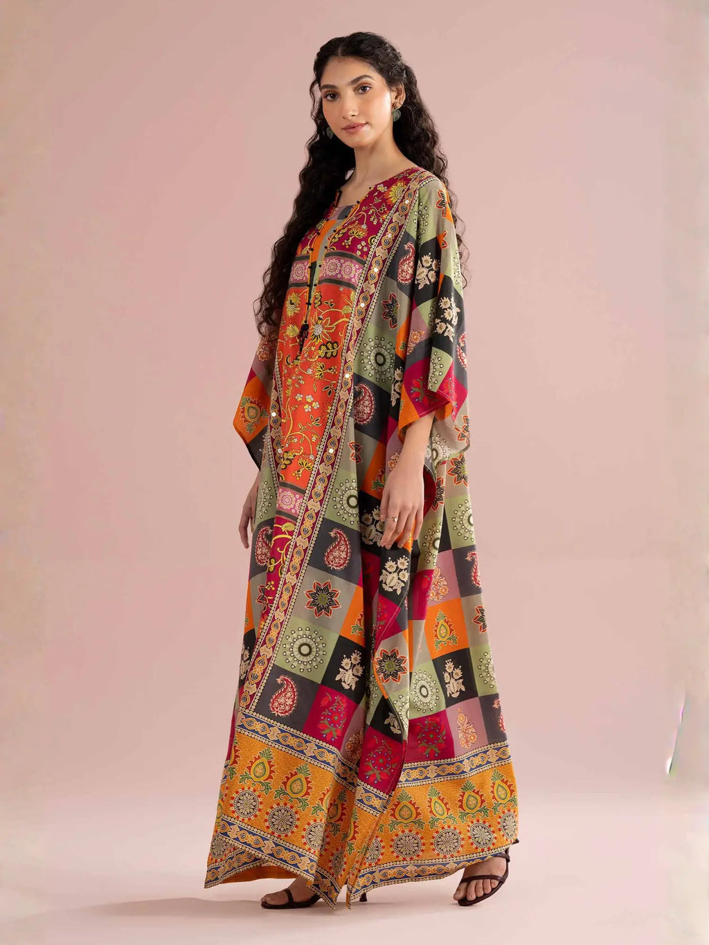 Ajrak Summer Kaftan