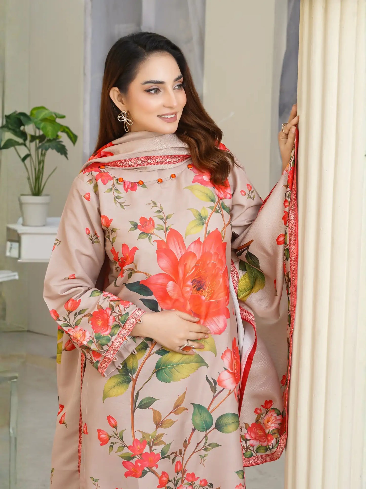 Jazmin 3Piece Stitched Suit
