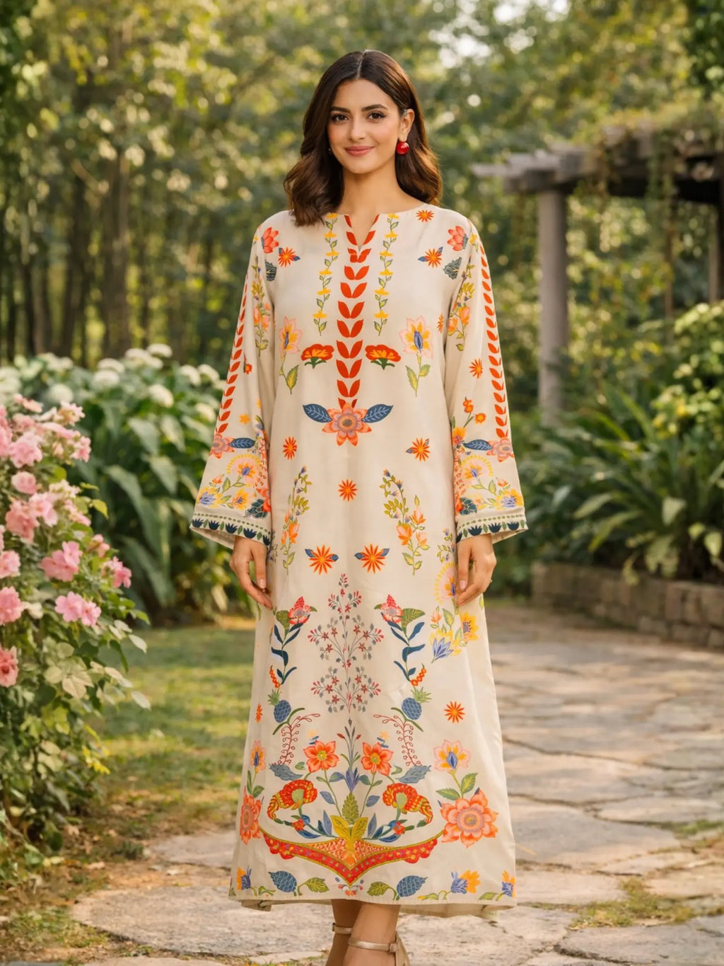 Ochre Summer Kaftan