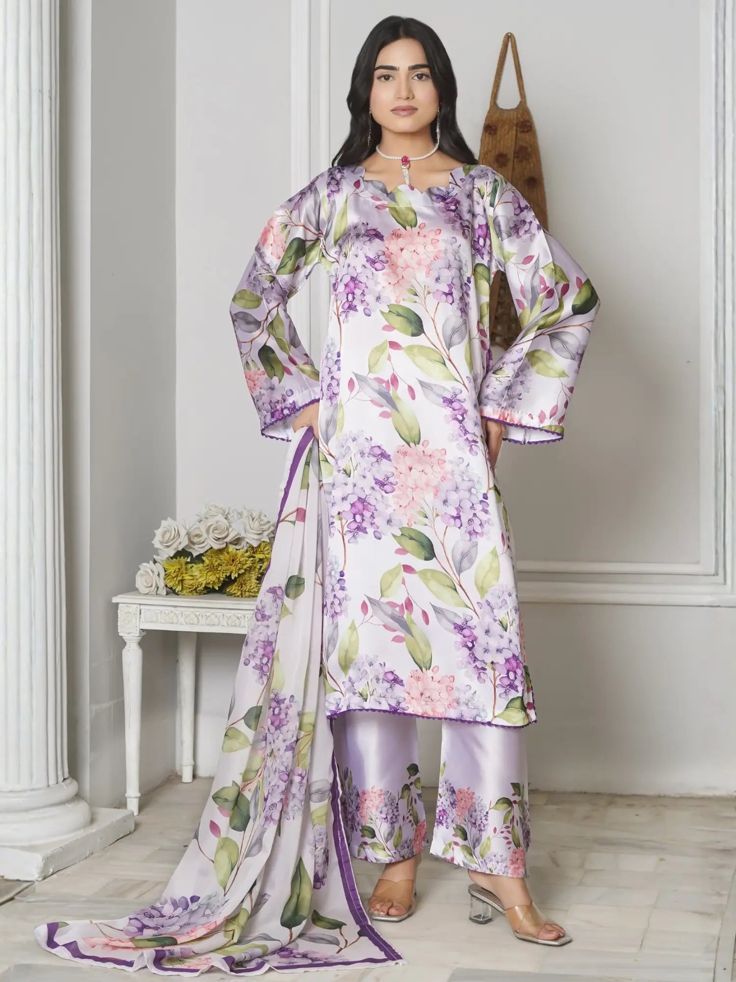Lulusar 3Piece Stitched Suit