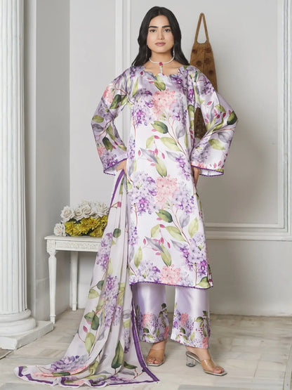 Lulusar 3Piece Stitched Suit