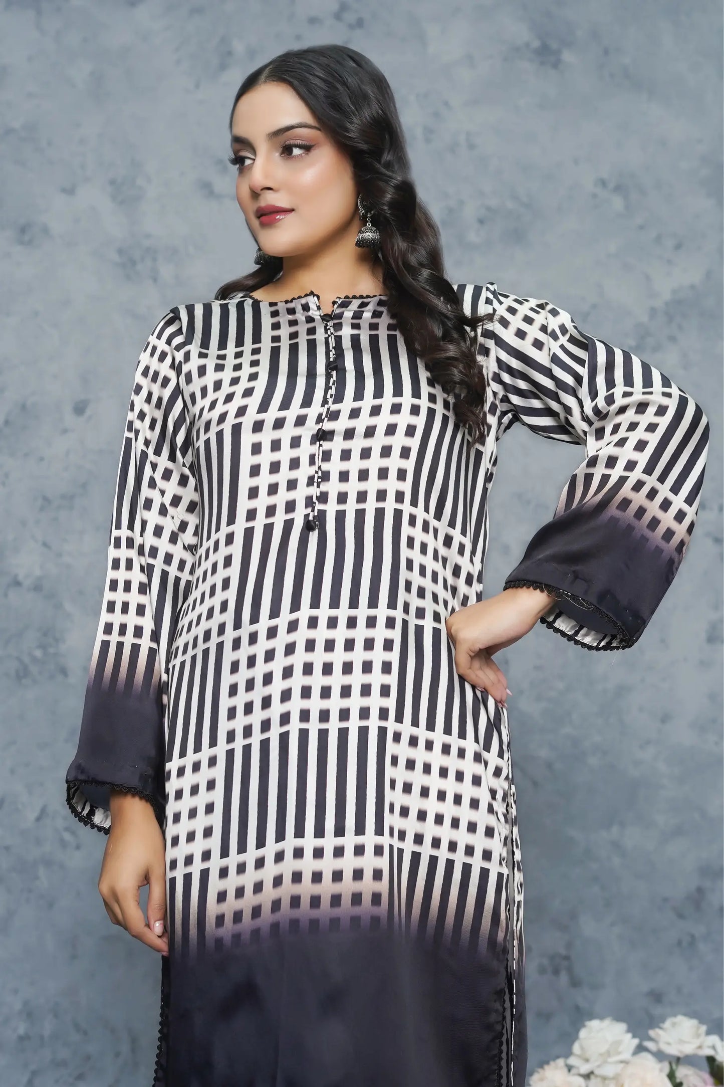 Alizeh 2 Piece Silk Dress on sale