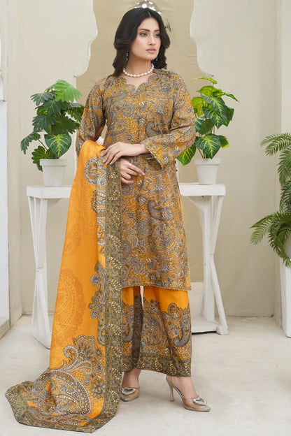 Bin Seed 3Pc Khaddar stitched dress 2026