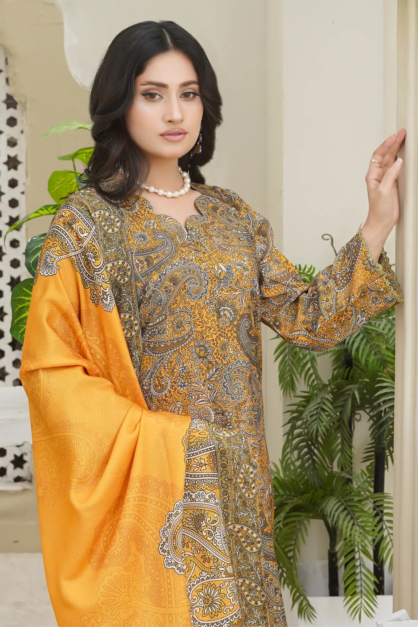 Bin Seed 3Pc Stitched Suit ready to wear for women