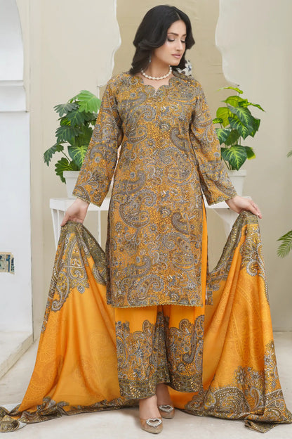 Bin Seed 3Pc Stitched Suit winter collection