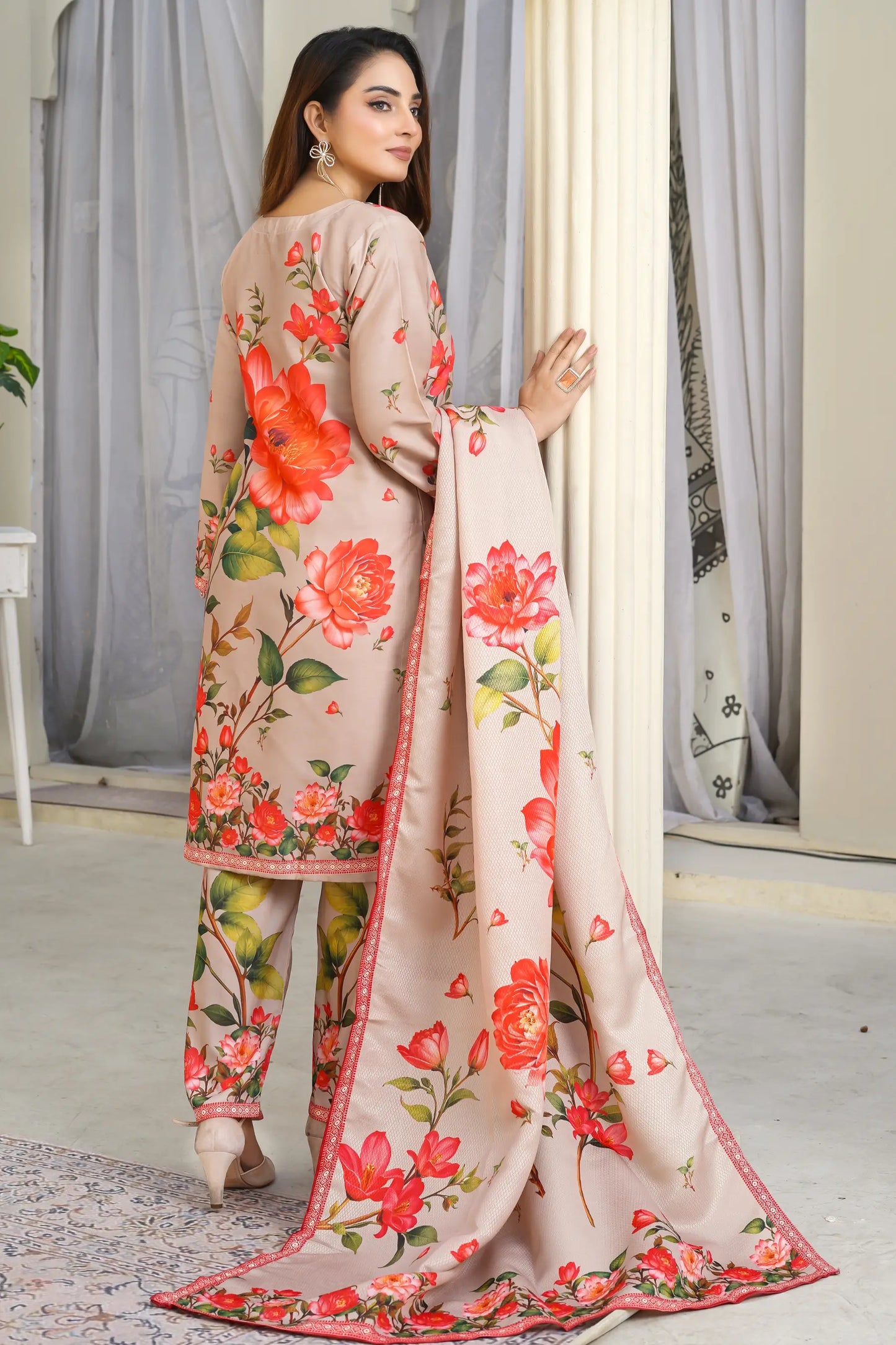 Jazmin 3 Piece Stitched Suit new collection 2026