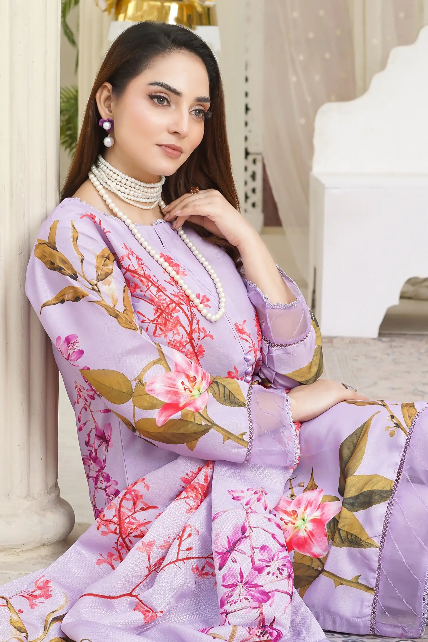  Nishat 3 Piece Stitched Suit ready to wear
