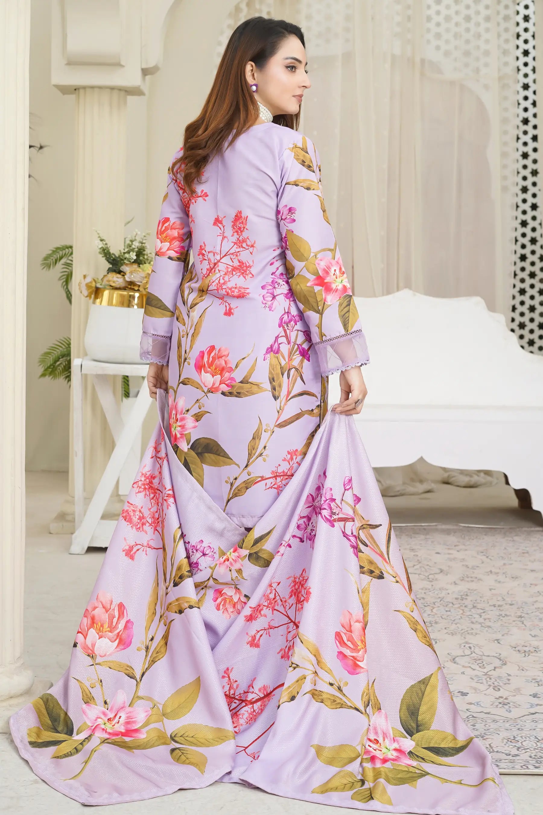 Nishat 3 Piece Stitched Suit winter sale